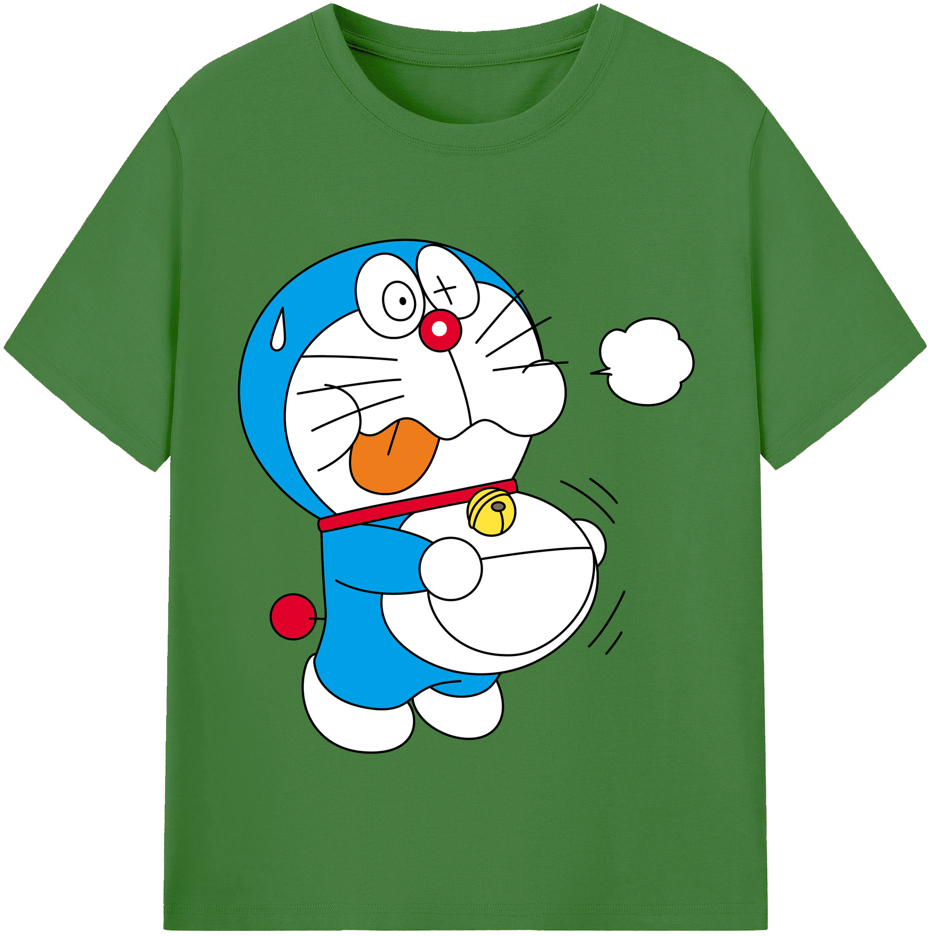 （画像用） ドラえもん Doraemon レディースカジュアルプリントTシャツ（綿100％）